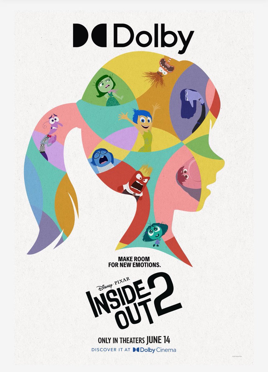 New poster for Pixar’s ‘INSIDE OUT 2.’