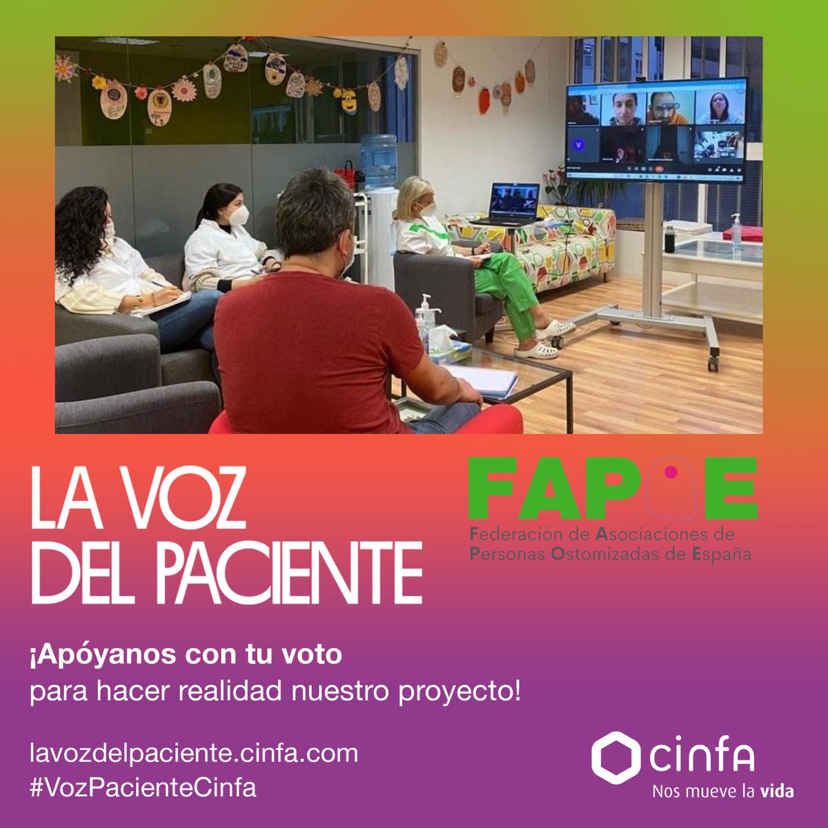 En horas se cierran ¡VOTACIONES!.  ¿Nos ayudáis?  💚🫂🙏#GrupoApoyoOstomia. 
🔽🔽🔽
lavozdelpaciente.cinfa.com/admin/llevo-bo…