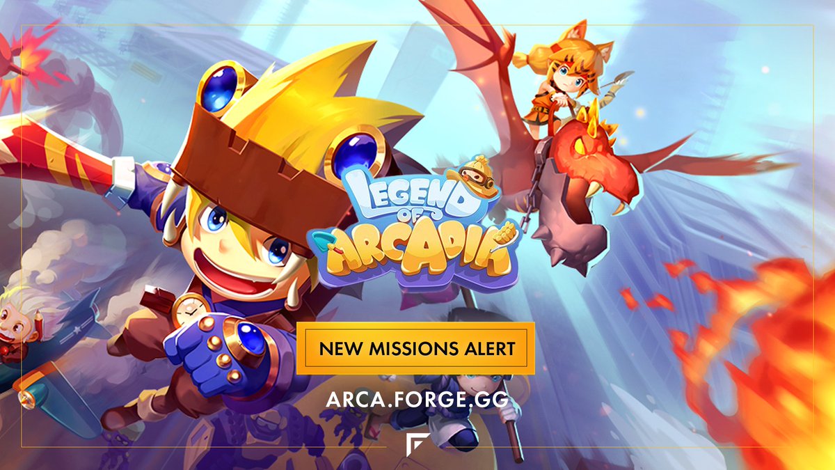 Exciting news: @LegendofArcadia is teaming up with @Forge for a points SocialFi campaign on arca.forge.gg for the launch of $ARCA. 

Complete the daily quests to earn more points.