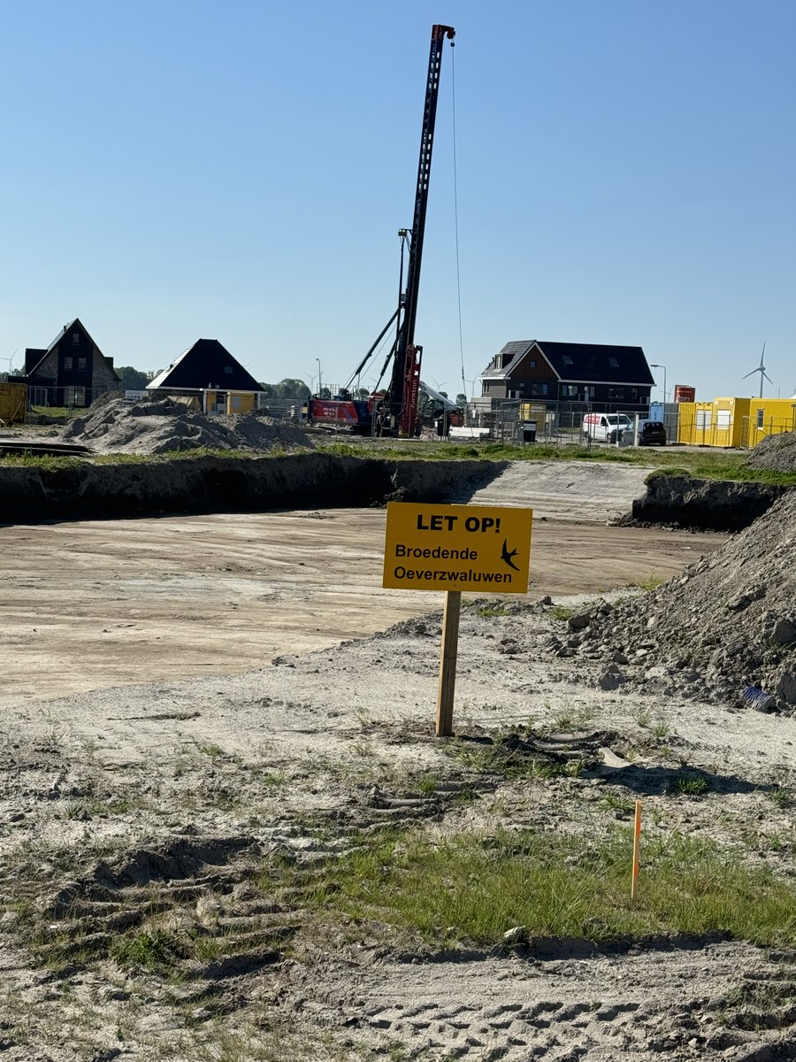 Dan denk je eindelijk te kunnen bouwen krijg je onverwacht bezoek. Netjes afwachten nu uiteraard