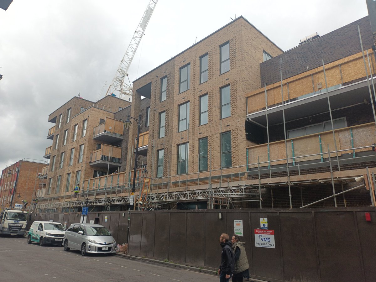 The 'significant harm' to Hoxton Street now nearing completion.