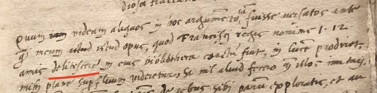 #twitterstorians might I ask you some help in transcribing the word starting with deli... underlined in red?  Not sure if what I'm reading is correct. Thanks 🙏