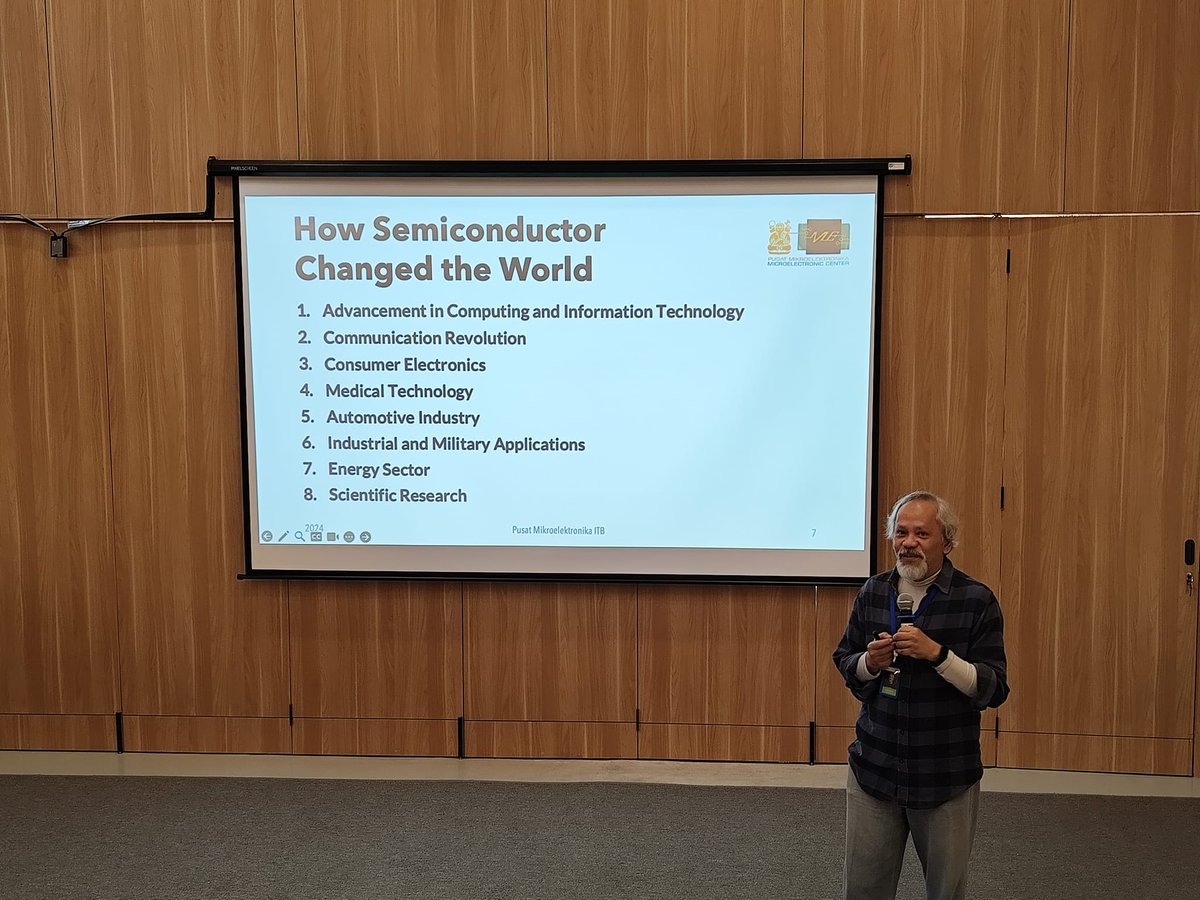 how semiconductor changed the world. my presentation this afternoon
