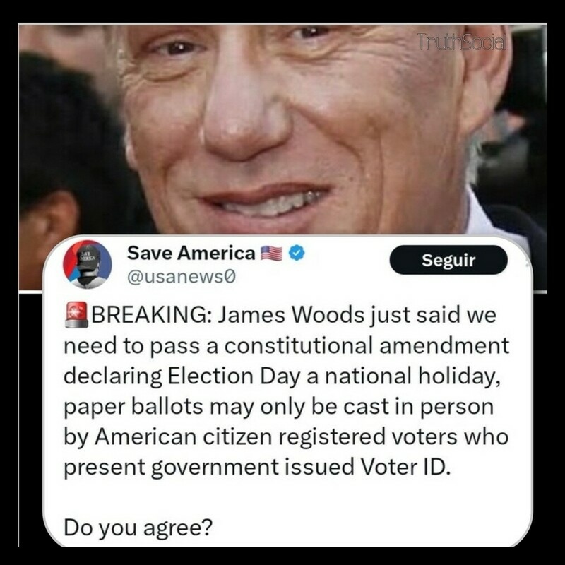 JAMES WOODS IS RIGHT ON THE MARK. Declare a National Holiday - with one day voting - paper ballots and voter ID. Simple and would give us all faith in the election system. AND I would add - no one on the voter rolls who is not a citizen.