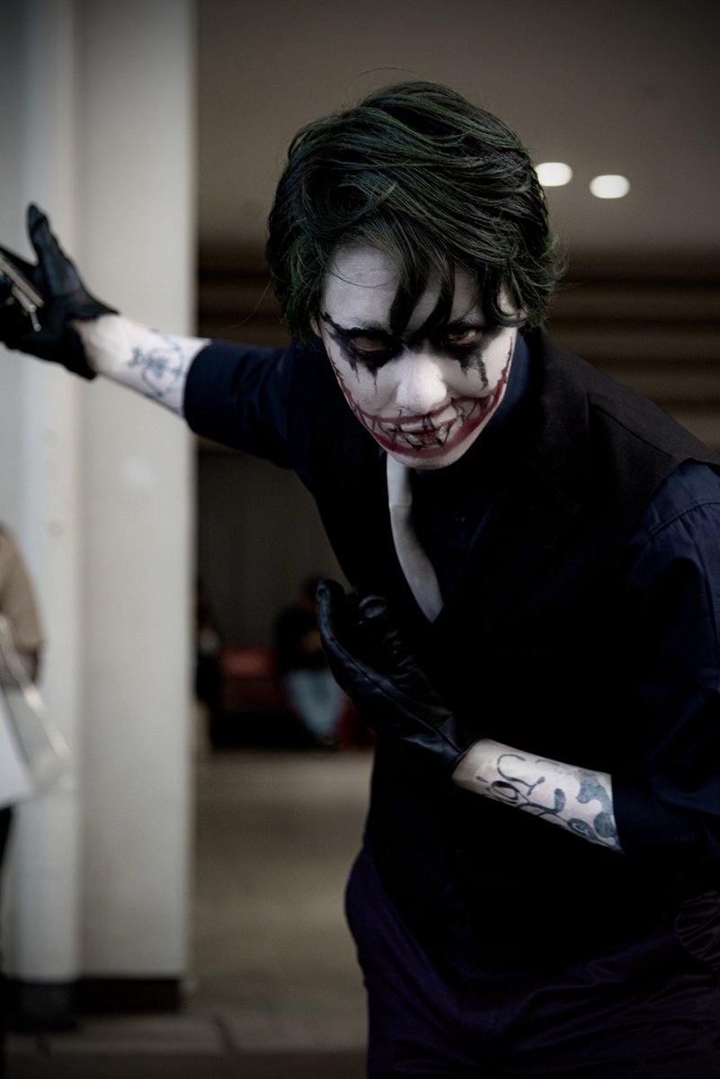 jokerコスプレ 🃏joker🃏 #ジョーカー #コスプレ #仮装 #特殊メイク