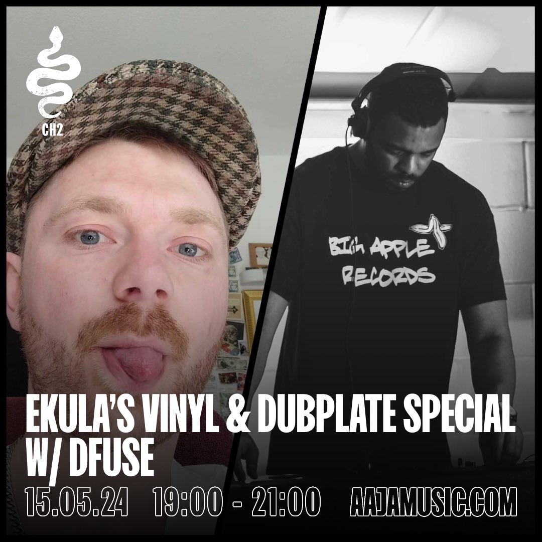 Catch me tomorrow Wednesday 15th May 2024 special guesting on @EkulaAllColours vinyl & dubplate special on @Aajamusic from 19:00 - 21:00 BST I’m gonna be playing some history bits and also some new up to date stuff so lock in from early ✌🏽