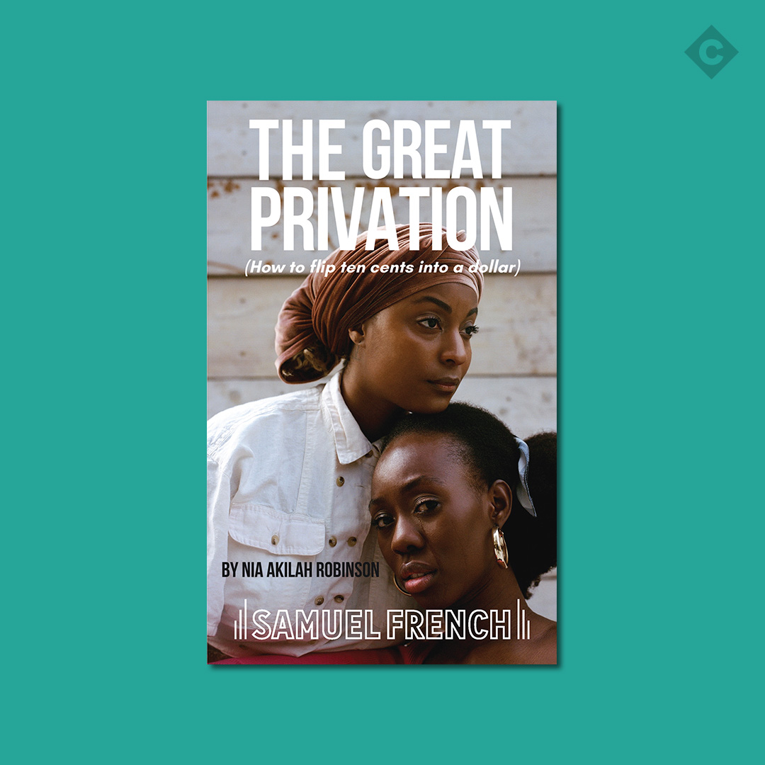 Nia Akilah Robinson’s beautiful and haunting - The Great Privation (How to flip ten cents into a dollar) is now published! A profound exploration of the disruption of black bodies at rest, & the deep impact still felt today. Buy the script at concordsho.ws/ShopTheGreatPr…. @theatre503