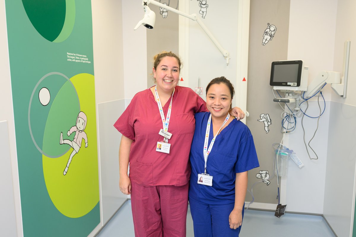 During Nursing and Midwifery Week Eleanor Grainger & Lara Mistica tell us why they love working in our children's day surgery unit @EvelinaLondon. 'We have lots of different specialities working in different and new ways. We have a great multiskilled and very flexible team!'