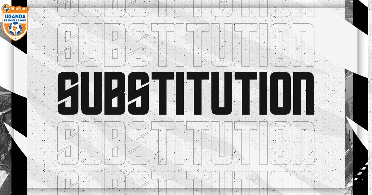 We've made a double substitution... ↩️ Eric Kambale | Moses Waiswa 🔛 Abdul Nsereko | Abubakali Walusimbi 🔵 0-1 ⚪ (60’) #BUSVIP |