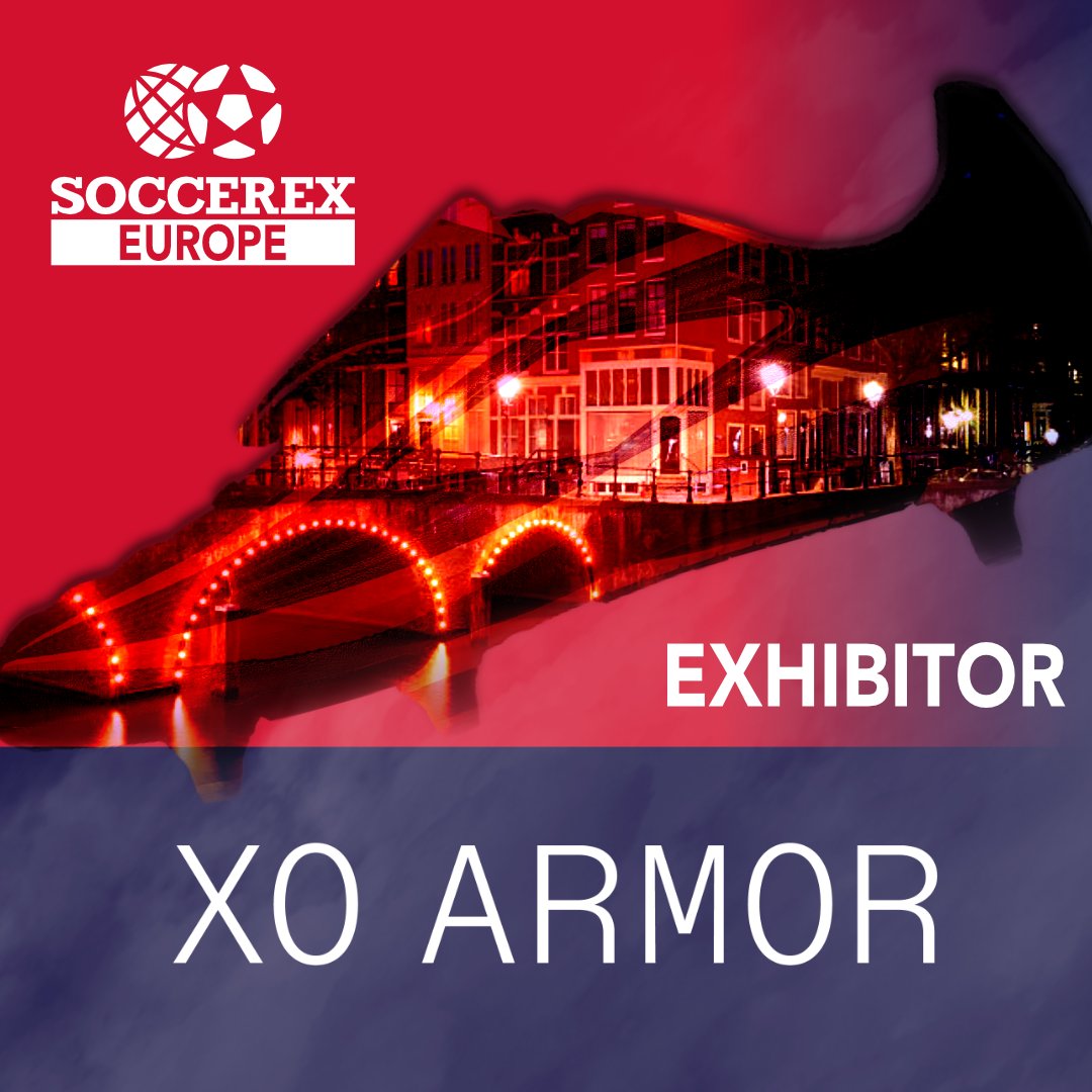 Join us at #soccerexeurope in Amsterdam as <a href="/XO_Armor/">XO Armor</a> Technologies showcases our pioneering custom-fit, 3D printed sports gear, setting the standard for injury protection and post-injury care.