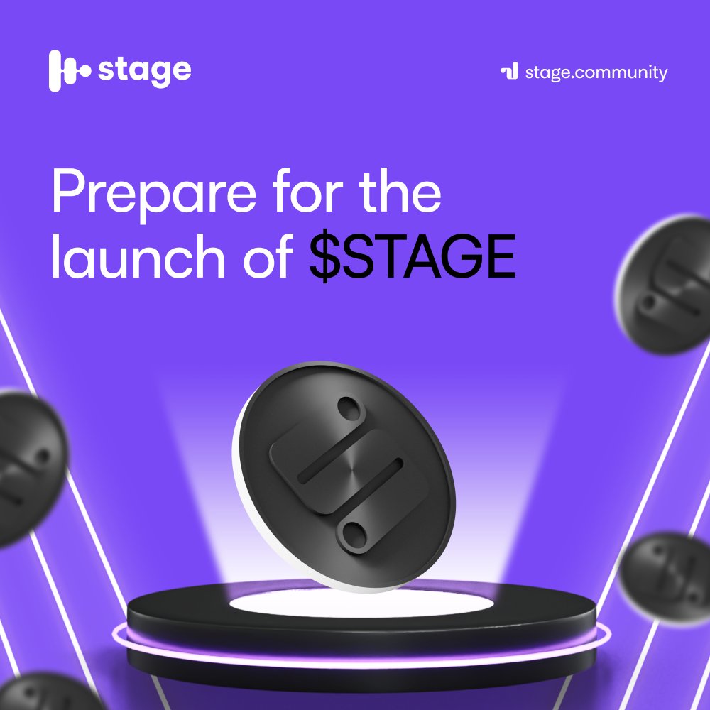 As we approach the much-awaited launch of $STAGE, we're gearing up for even bigger partnerships, larger campaigns with higher rewards, intense community activities, and much more! Are you ready for the #Stage storm? We surely are. 🚀