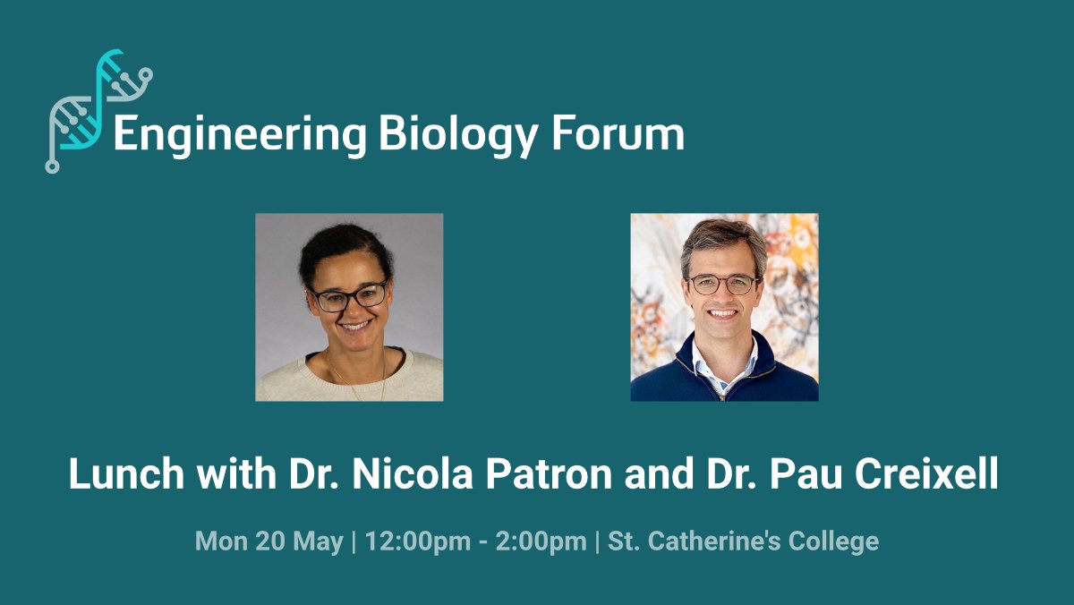 Join us for lunch! Chat with our speakers, meet colleagues from across the university and enjoy free food and drink! 🍲🍷 For more information and to register, email coordinator@engbio.cam.ac.uk