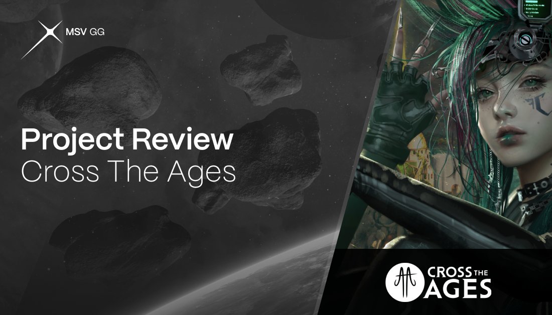 1/7 Our latest #ProjectReview dives into the multimedia IP @CrossTheAges. Over the years, the project has built a range of products all grounded in science fiction and fantasy. Read the review: ➡️ explore.msv.gg/project-review…