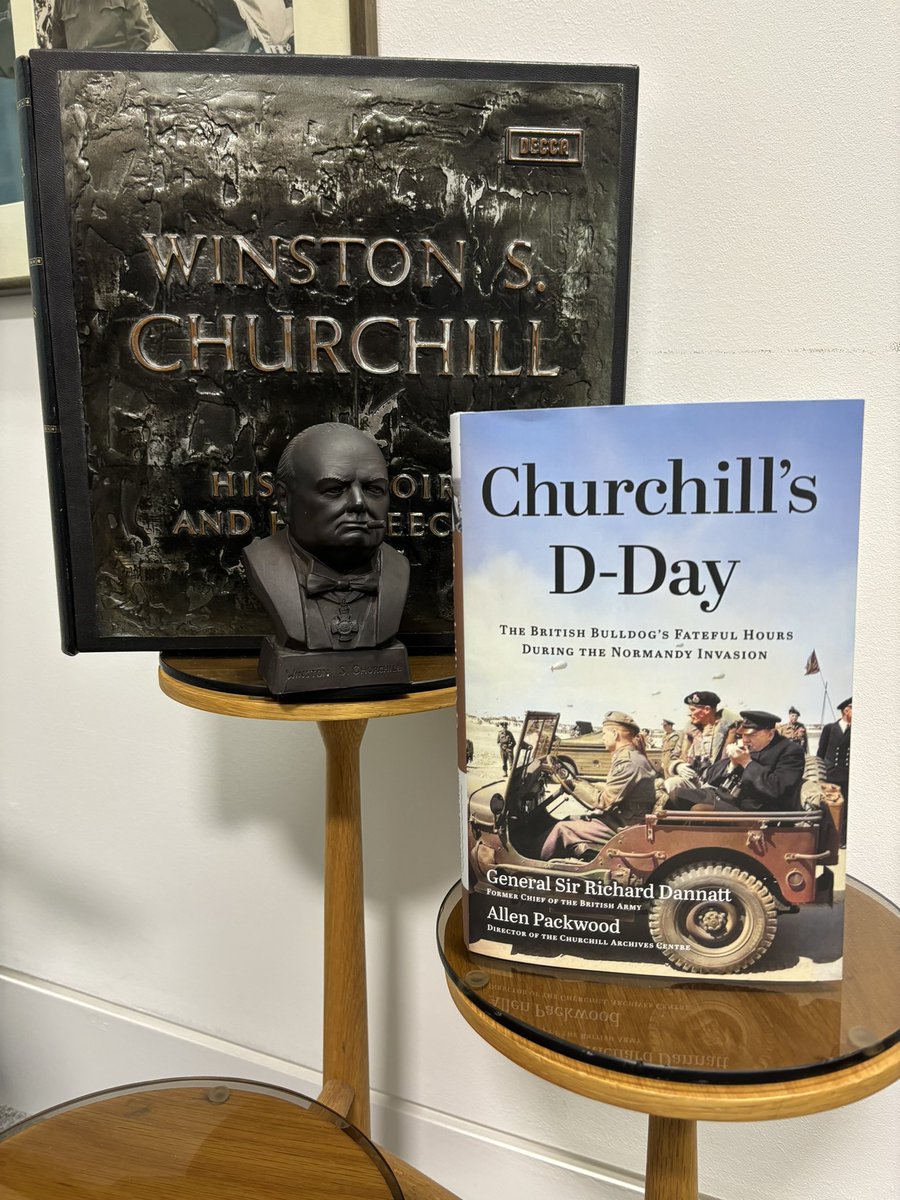 A very exciting US publication day for Churchill’s D-Day. Congratulations @AllenPackwood and Lord Dannatt, and acknowledgements to @ChurchillCol and @britishmemorial. The bulldog spirit lives on.