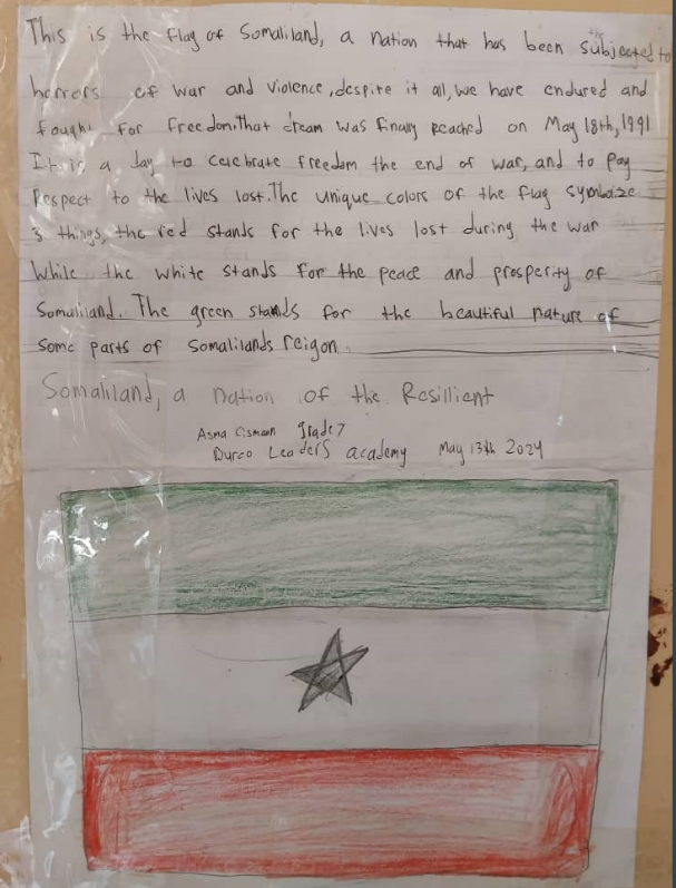 AcademyBurco's tweet photo. #Somaliland a nation of resilience. 
Asma Osman Grade 7.
Like and Retweet to show some love  to this girl.
#visitsomaliland #burco #burao #hargeisa @VisitBurao https://t.co/IHtO4ocvRQ