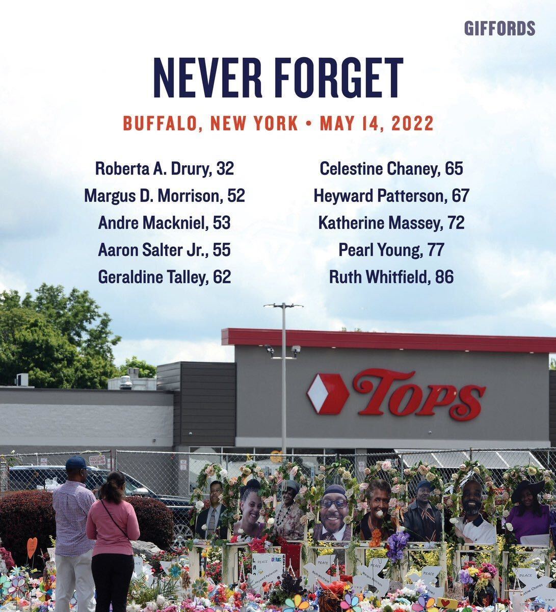 Two years ago, ten people went grocery shopping in Buffalo, NY, and never made it home to their families. They were shot and killed in a racist attack by a gunman who was radicalized online. Three others were shot and injured. We make it far too easy for people fueled by racist