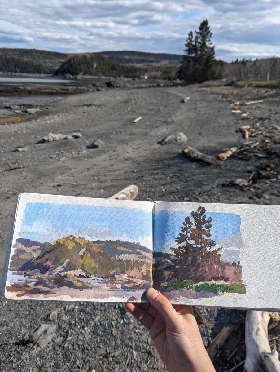 some  pleinair painting 😌