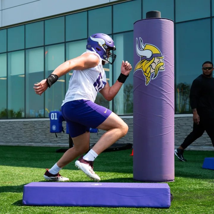 Former (@DreamU_IndyFB and @TXSTATEFOOTBALL) JUCO DL @chance_main at #Vikings Rookie Mini Camp #JUCOPRODUCT