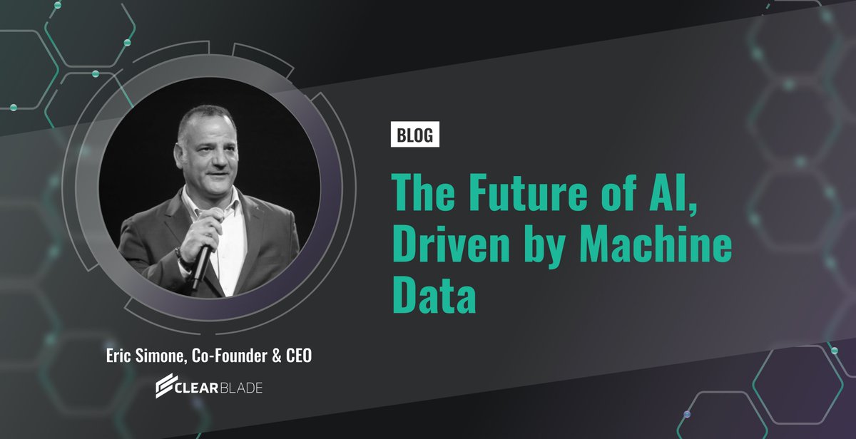 💡This new blog from @esimone928 covers why the winners in the #AI race will be the companies that can leverage machine data to improve safety, efficiency, and sustainability. clearblade.com/blog/the-futur…