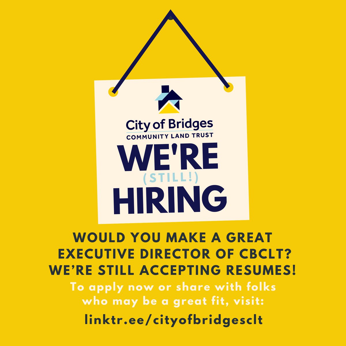citybridgesclt's tweet image. ⏳⏳⏳ Time is running out, apply now! Go to linktr.ee/cityofbridgesc… to learn more!

#FightDisplacement #BuildCommunity #PittsburghHousing #PittsburghJobs #CommunityNotCorporations #AffordableHousing #AffordablePermanently #NowHiring #PittsburghJobs