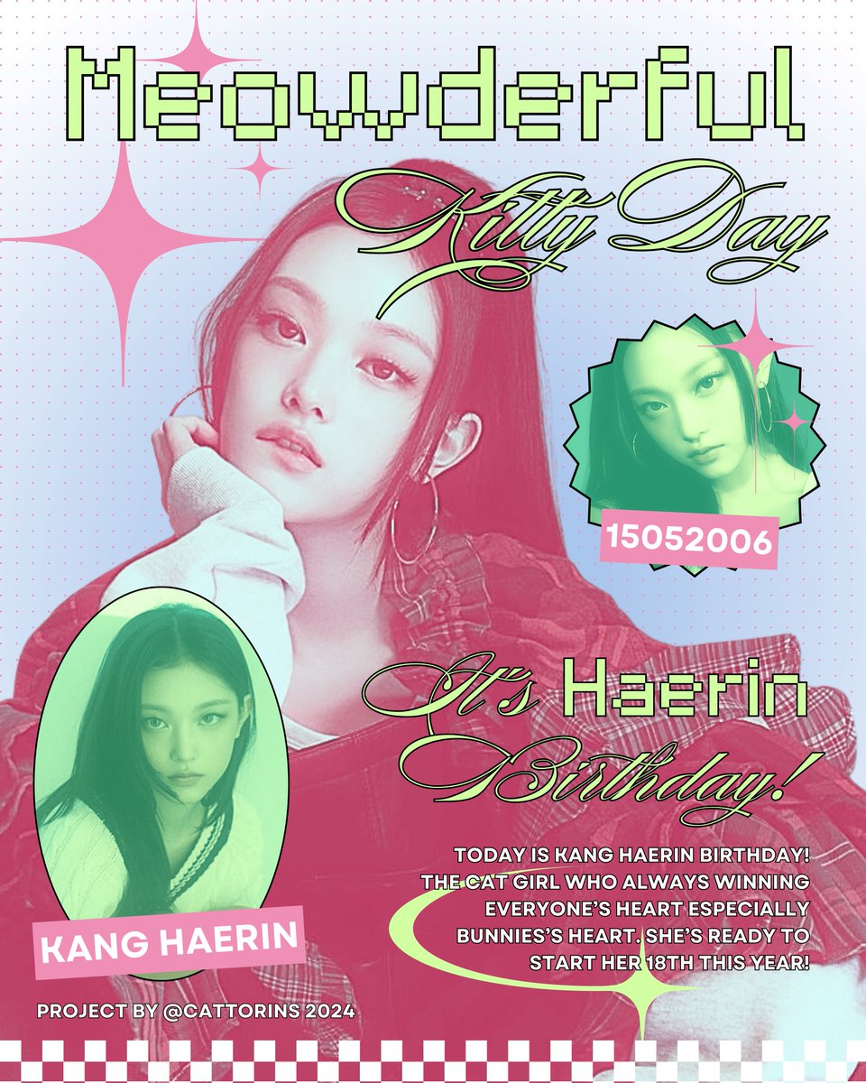 ‧₊ ୨♡୧ ₊‧・Birthday around the corner, toward the party we blast. To commemorate the day when Haerin was delivered to mortal-realm. Was once a being of wonderland who’s in charge of catto. Invitation shared, those who notice the message, the party is yours to feast.