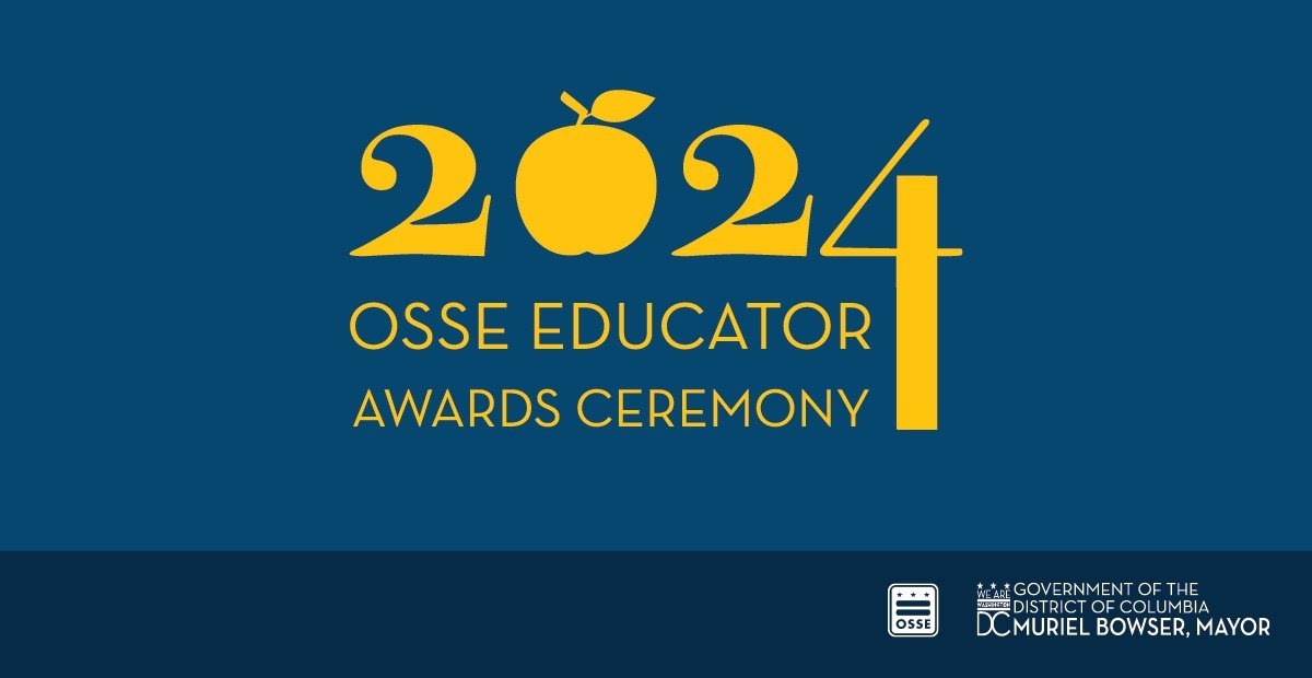 It's an honor to recognize some of DC's best educators who go above and beyond, serving as leaders in their schools and role models for students and educators alike. Congrats to our award-winning educators, and thank you to all our teachers! Learn more: tinyurl.com/2024OSSEEducat…