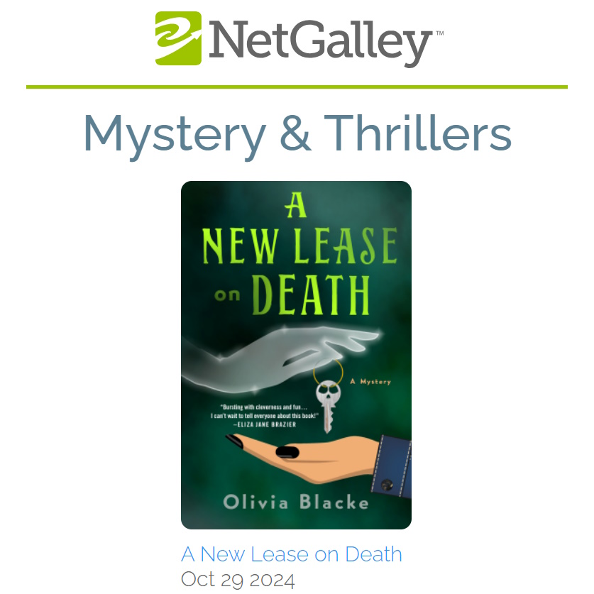 Psst.... Did you know that A NEW LEASE ON DEATH is available to request on NetGalley? 👻 Submit your request now! netgalley.com/catalog/book/3…