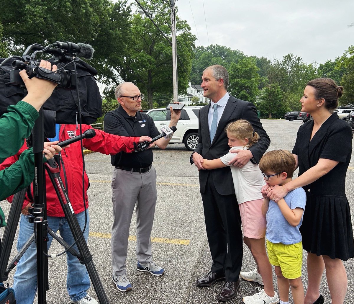 Happy to have my family by my side as we cast our votes this morning. I’d be honored to have your trust and your vote. Thank you.

You can find your polling location here: 
apps.sos.wv.gov/Elections/vote…