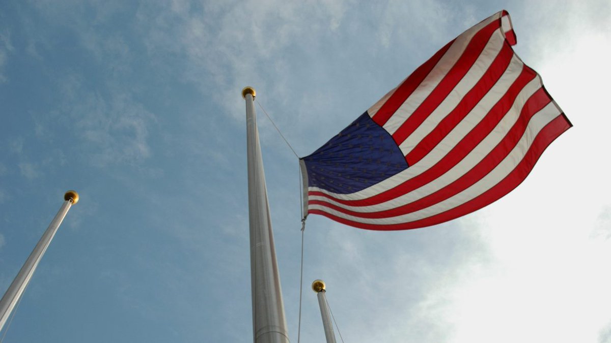 On Wednesday, the American flag will be flown from sunup to sundown. Here's why: bit.ly/4bUSLlx