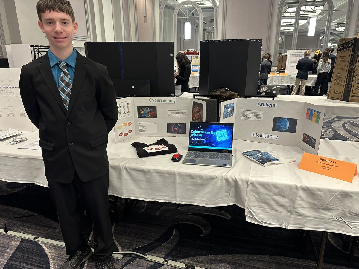 IT_with_HD's tweet image. Congratulations to #ourbmsa BPA Nationals winner Blake Bailey who placed as a top 10 finalist in the Cybersecurity and digital forensics competition.