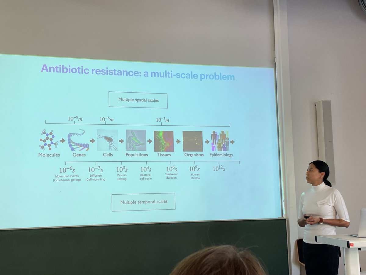 What a fascinating #WomeninEvolBio keynote talk by <a href="/irayari/">Ayari Fuentes-Hernández</a> 🇲🇽on the evolution of antibiotic resistance! 🧪💊 Spoiler: antibiotic resistance is here to stay 🤷🏻‍♀️