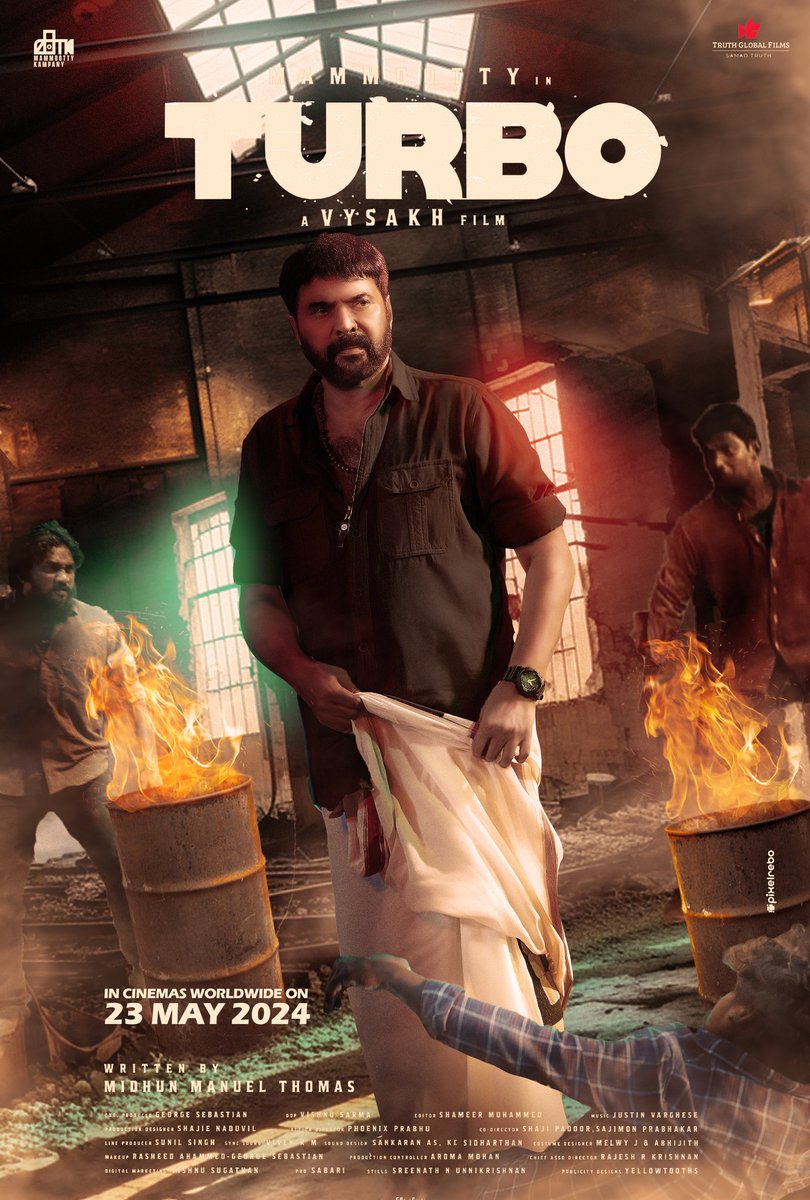 design_harishr's tweet image. #Turbo In Cinemas Worldwide On May 23 , 2024

#TurboFromMay23 #Mammootty
#Rajbshett
 @mammukka @TurboTheFilm  @DQsWayfarerFilm @SamadTruth @Truthglobalofcl