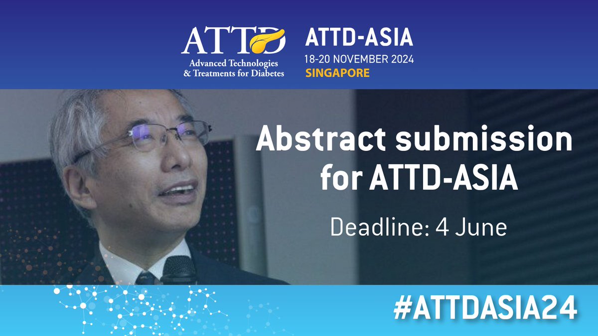 📢 Join us for ATTD-ASIA 2024! 🌏 #ATTDASIA24 is your chance to share invaluable insights with peers in the region. ✍️ Boost your career with networking, access to cutting-edge developments, and invaluable feedback on your work. 📆 Deadline: 4 June bit.ly/4bsNEJ6