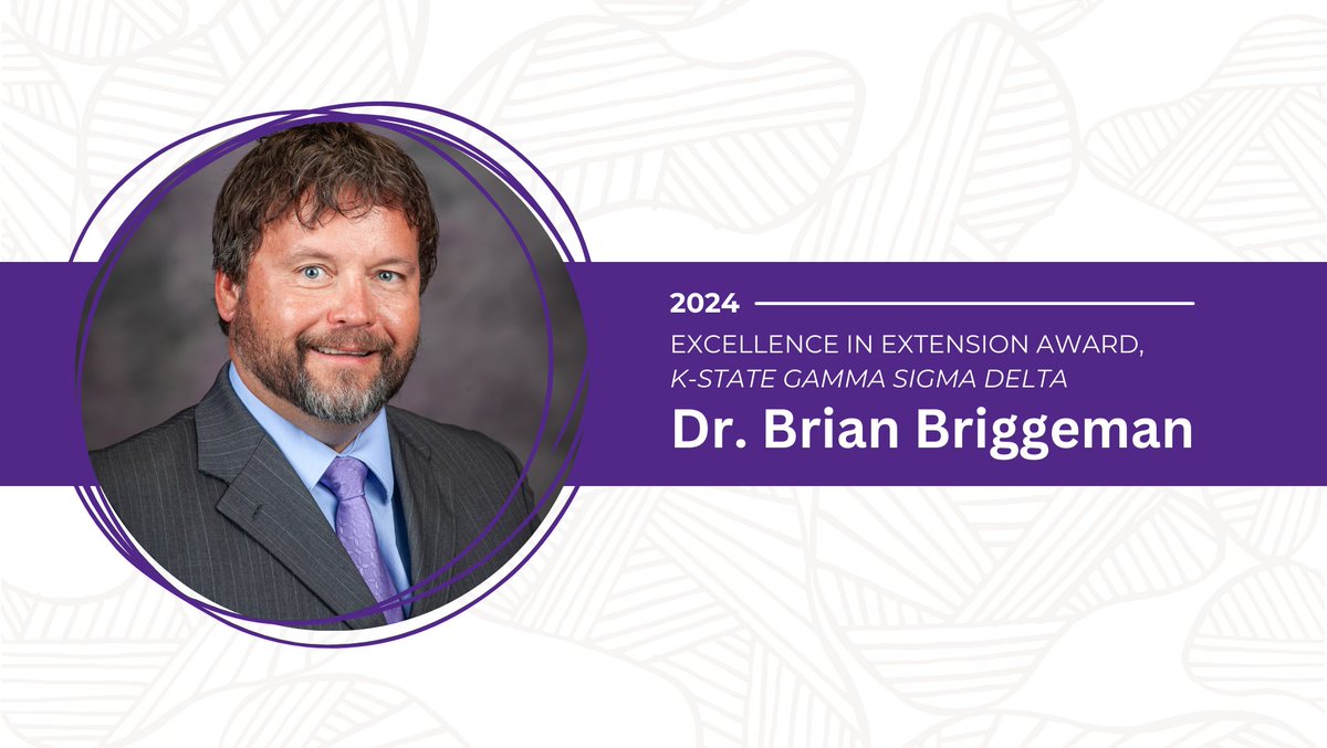 kstateagecon's tweet image. Dr. Brian Briggeman recently received the Excellence in Extension award from Gamma Sigma Delta of K-State! This award is designed to highlight the notable achievements of faculty working with extension in agricultural and applied sciences. 

#AgExtension #KStateProud