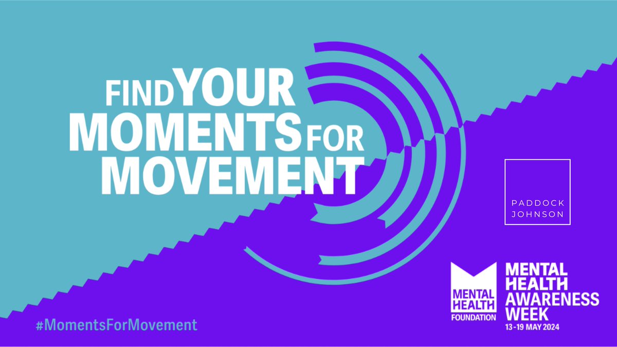 Paddock Johnson (@paddockjohnson) on Twitter photo We’re proud to support <a href="/mentalhealth/">Mental Health Foundation</a> this #MentalHealthAwarenessWeek – 13 to 19 May. Join in and help to create a world with good mental health for all. Find out more and get involved: mentalhealth.org.uk/mhaw
#MomentsForMovement We’re proud to support <a href="/mentalhealth/">Mental Health Foundation</a> this #MentalHealthAwarenessWeek – 13 to 19 May. Join in and help to create a world with good mental health for all. Find out more and get involved: mentalhealth.org.uk/mhaw
#MomentsForMovement