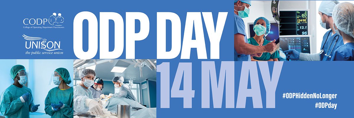 Happy ODP day to all Operating Department Practitioners everywhere! #ODPday #ODPHiddenNoLonger