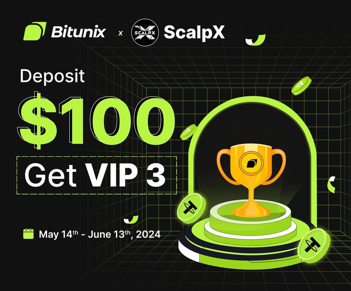 Bitunix just dropped a whopping $6500 USD into ScalpX trading accounts! 💵 And guess what? Our VIP 3 promo is still on! Join now to get up to 50% off trading fees. More trading, less spending. 🎯

discord.gg/scalpx  $BTC $CPI $PPI