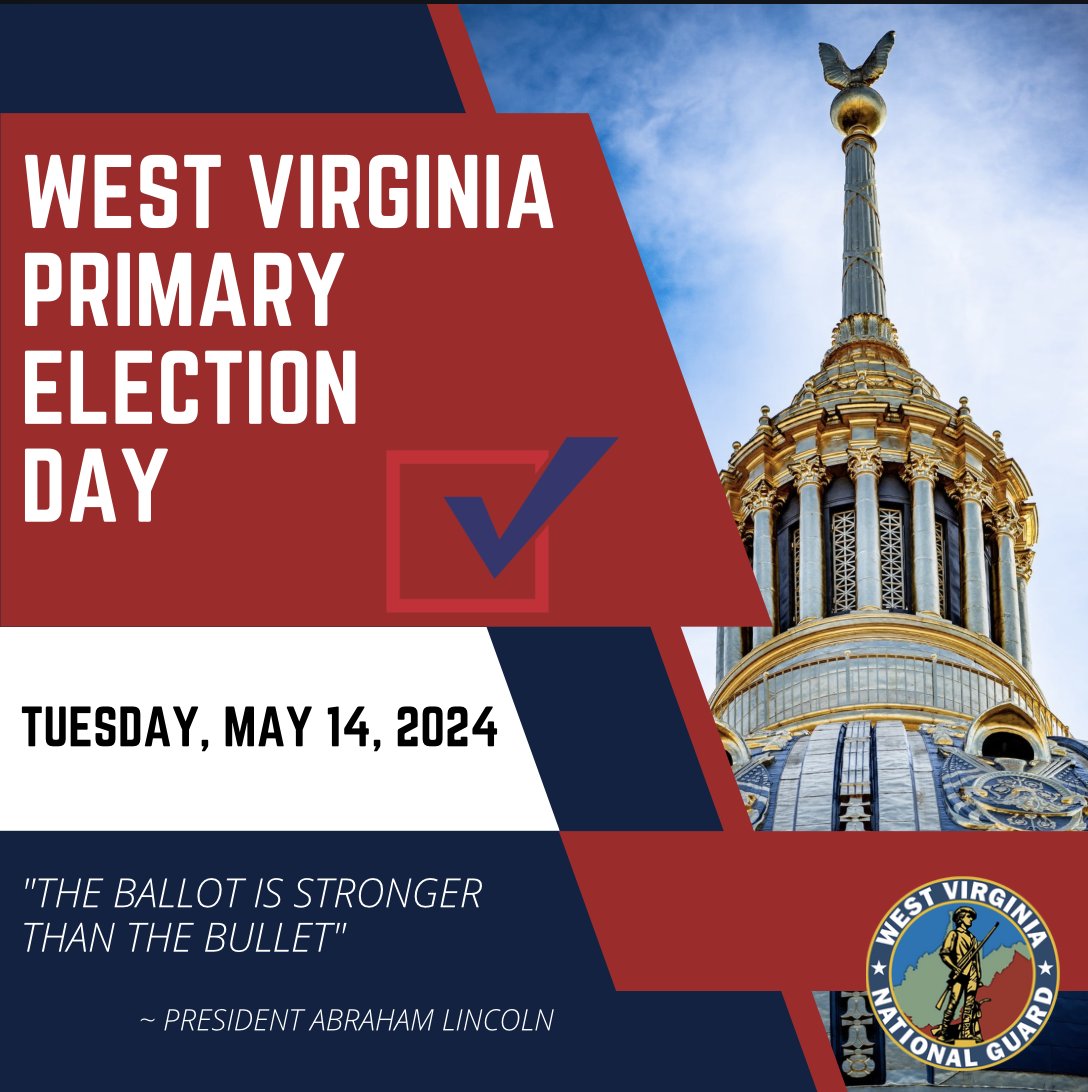 The West Virginia Primary Election is today, Tuesday, May 14, 2024. Our entire #OneGuard family encourages all our fellow West Virginians to make their voices heard. Voting is both a #Right, & a #Responsibility. Freedom isn't free. Do your part. #Vote #ParticipatoryDemocracy