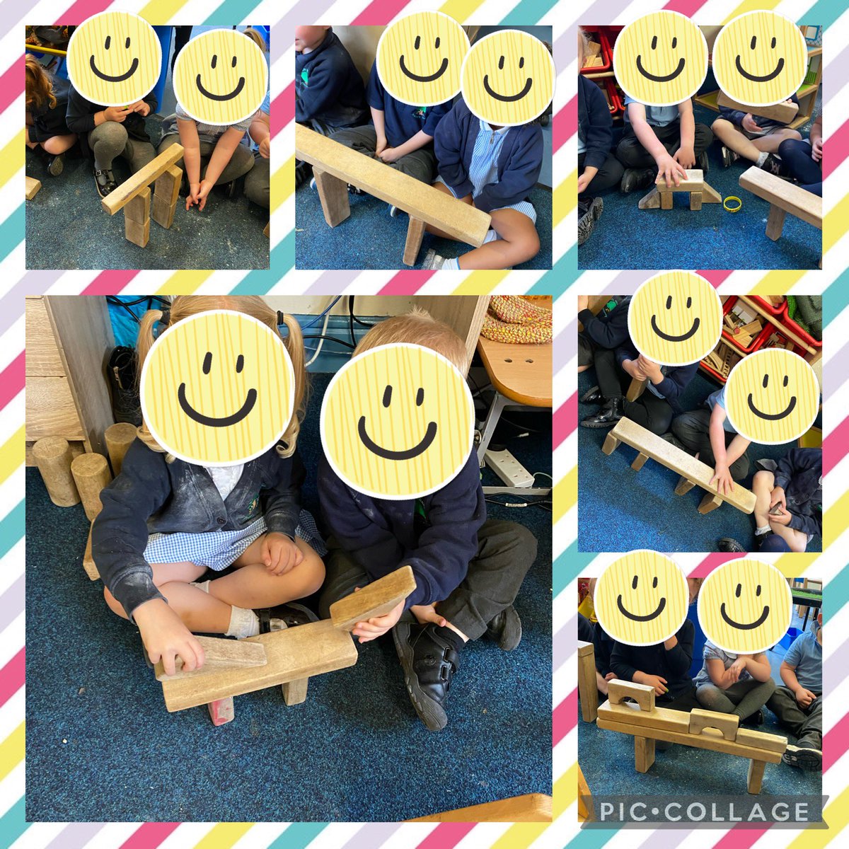 Building bridges in #nursery. We have been exploring 3D shapes, their properties and how we can use them to build!
#maths
#eyfs
#shape
#understandingtheworld
#sunstonesandmoonstones