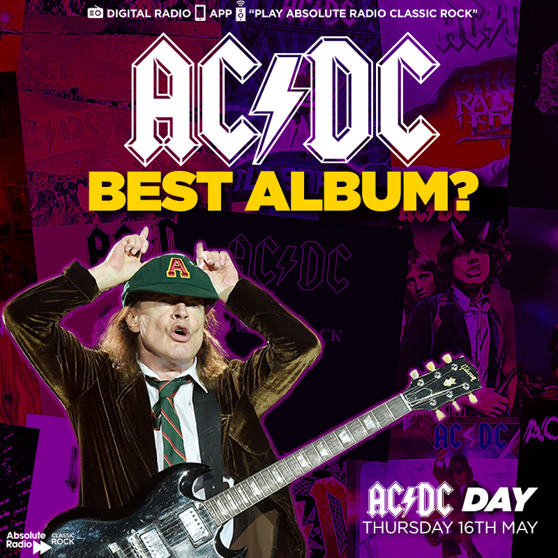 What's the finest @acdc album? 🤔 This Thursday, we are celebrating 50 years of the legendary rock band, with AC/DC Day ⚡️