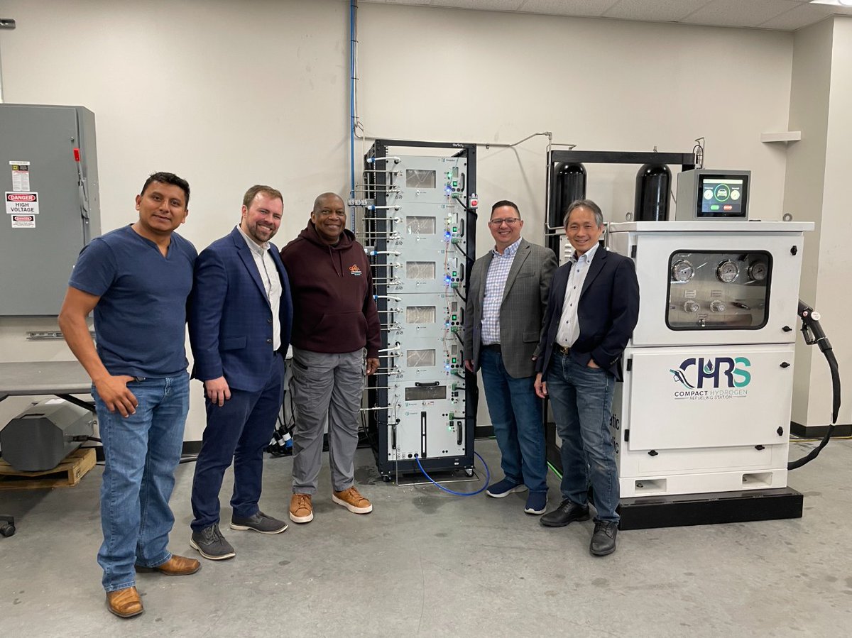Congrats on this milestone achievement in turning Texas H2 green👏 Our US partner @HNOintl successfully commissioned their green hydrogen refuelling station. Well done!