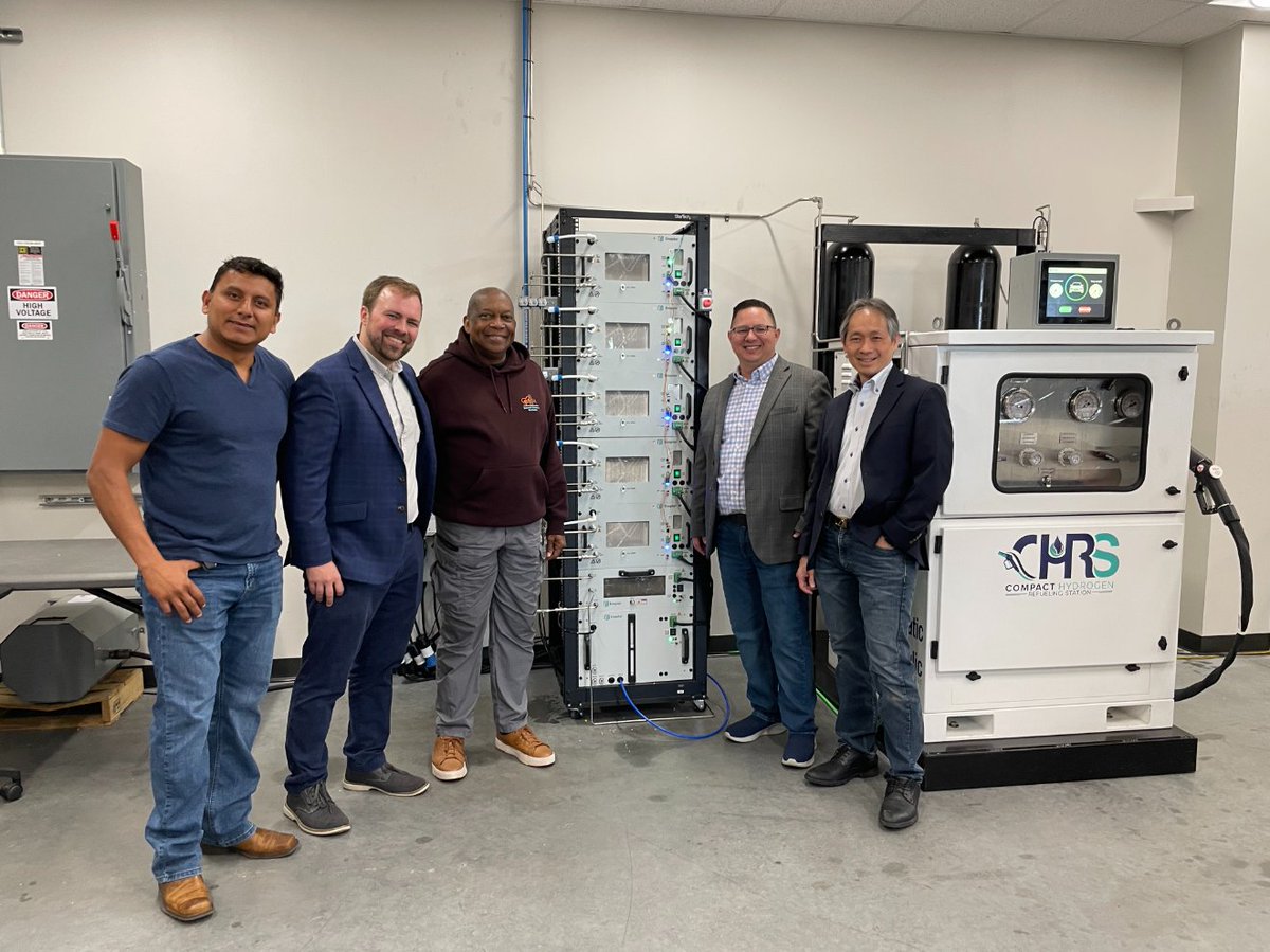 Congrats on this milestone achievement in turning Texas H2 green👏

Our US partner <a href="/HNOintl/">HNO International</a> successfully commissioned their green hydrogen refuelling station. Well done!