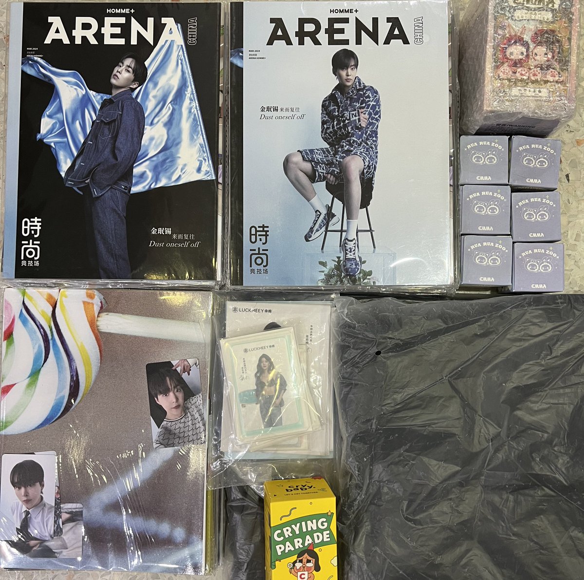 แจ้งอัพเดทสินค้าถึงไทย 

- นิตยสาร ARENA HOMME+ ปกซิ่วหมิน
- สินค้าฝากกด
 
แจ้งเก็บยอดที่เหลือ/ค่าส่ง/เปลี่ยนที่อยู่จัดส่ง ภายในวันนี้ ทางDM นะคะ 
 #ชานโยรุอัพเดท