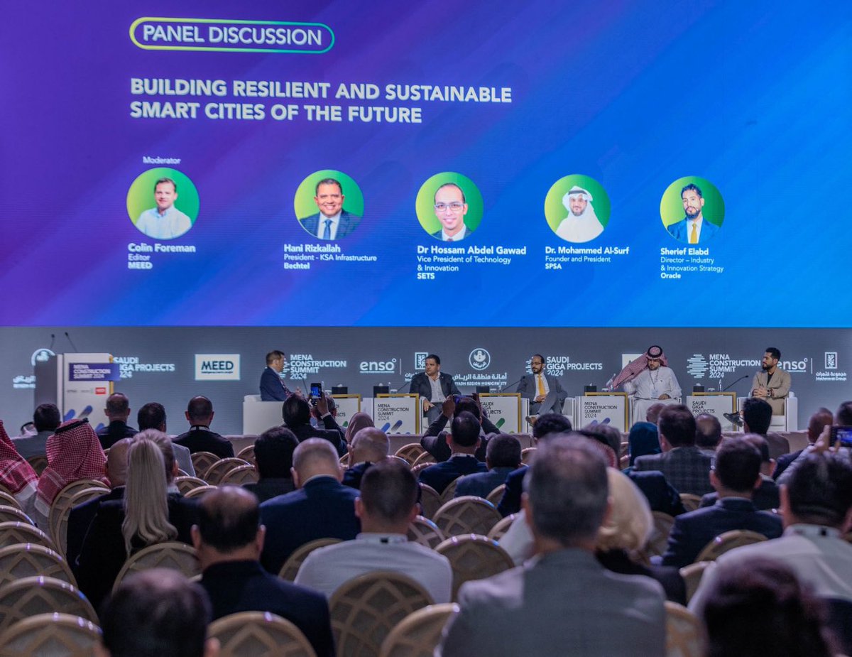 It was a pleasure being part of a panel discussion on “Building Resilient and Sustainable Smart Cities of the Future.” Led by moderator Colin Foreman and join the stage with esteemed speakers such as Hani Rizkallah, Hossam Abdelgawad, Ph.D., and Sherief Elabd where we explored