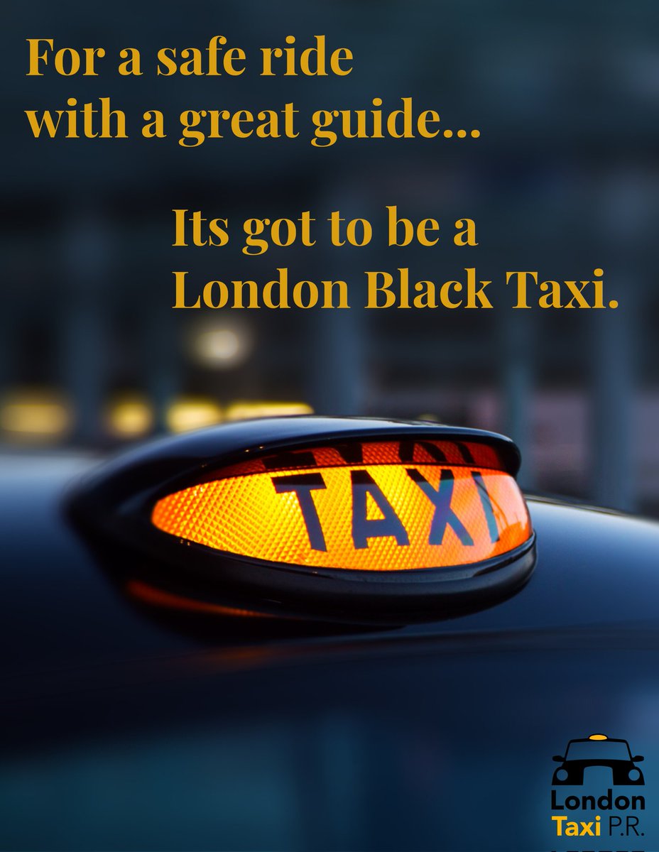 Don't let the weather, rail strikes or anything else spoil your travel plans. Choose wisely, travel safely. Hail a licensed London Taxi. #HailIt