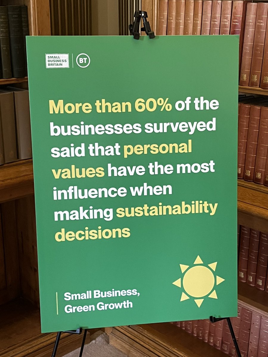 Back at the shop today after another day in London with the lovely team from @britainsmallbiz for the launch of the ‘Small Business, Green Growth’ in partnership with @bt_uk