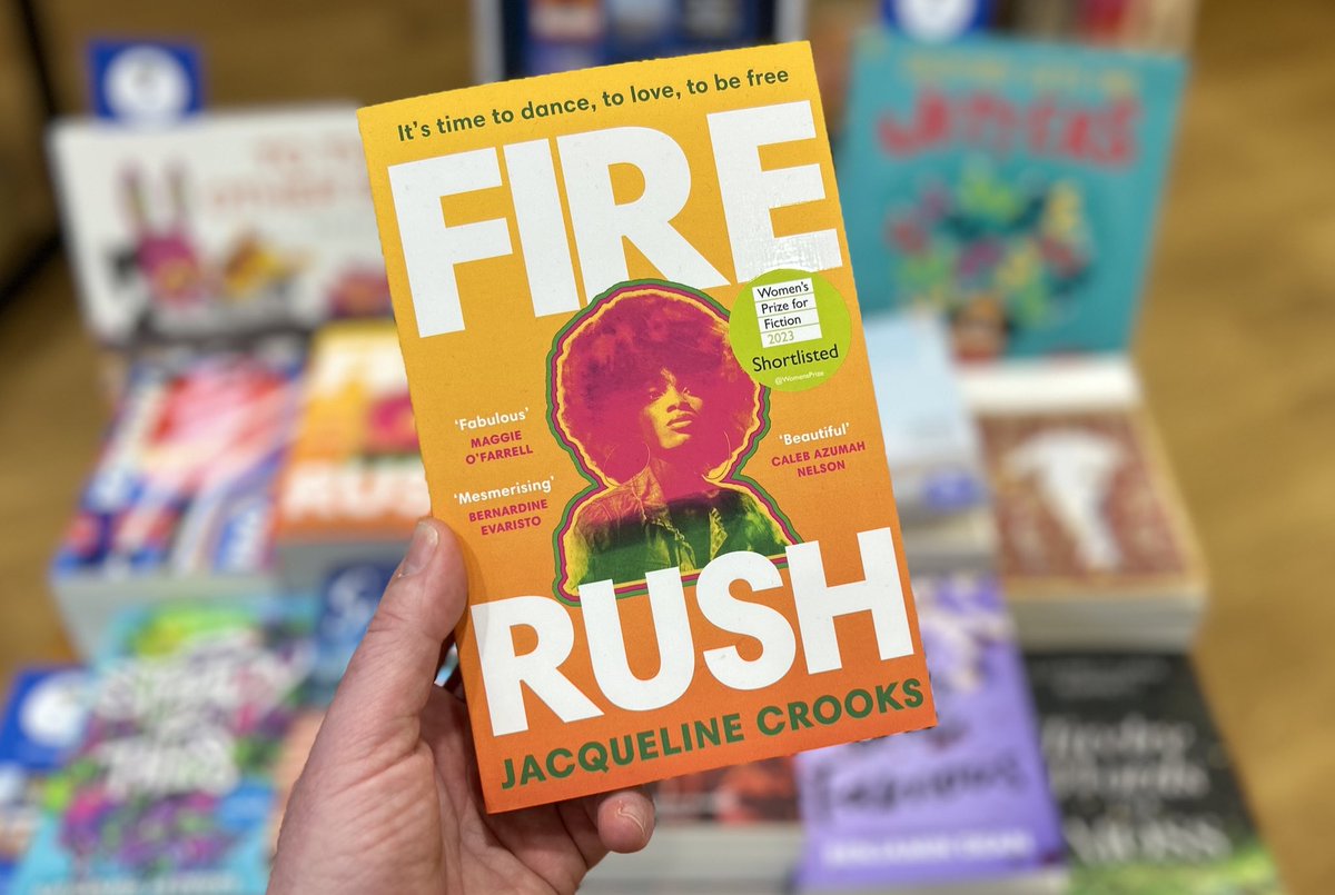 FIRE RUSH by Jacqueline Crooks - an electrifying state-of-the-nation novel and an unforgettable portrait of Black womanhood that begins in 1970s London. Don’t miss Jacquline reading from the book here on Monday 20th May as part of our @jhalakprize shortlist event. Tickets below.