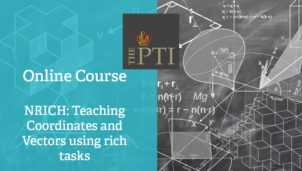 Explore Coordinates and Vectors using rich tasks in this online CPD course for Maths teachers! Join us online on Wednesday 12th June: bit.ly/3JW4sfv