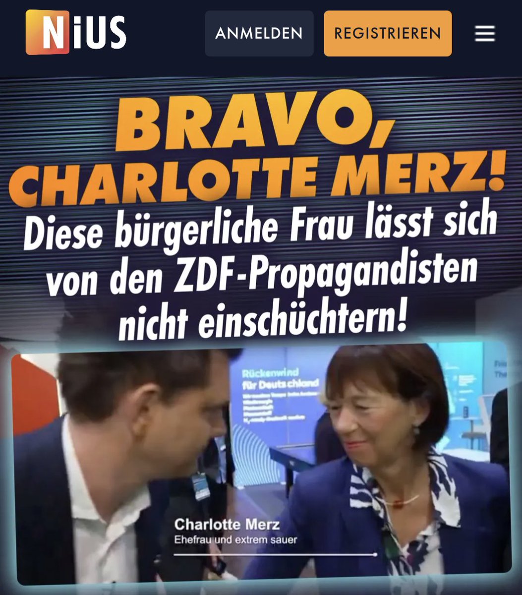 Die vollkommen absurde Aufregung um Charlotte Merz, die einem ZDF-Propagandisten das Mikro runter gedrückt hat, beweist, wie sehr das Land in eine sorgsam gestellte Falle der Linken tappt: Seit Jahren laufen unter dem Label 'Satire' absolut unjournalistische Propaganda-Sendungen,…