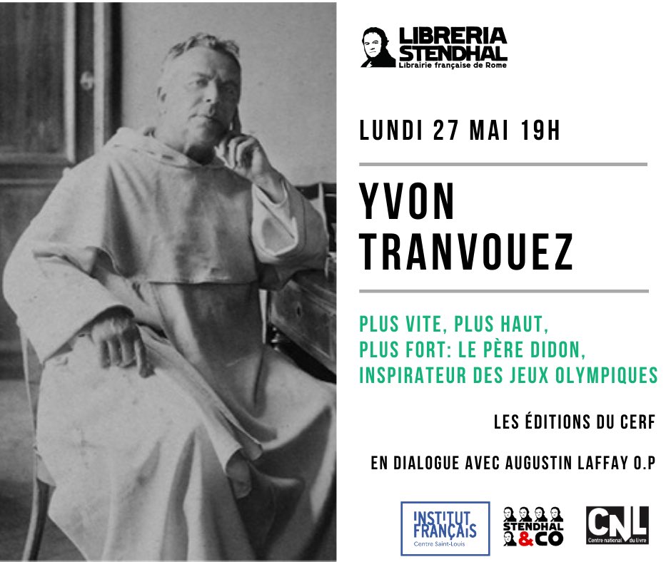 @julienserey @MDumont75 @EditionsCerf Et le 27 mai, le professeur Yvon Tranvouez présentera sa biographie du Père Henri Didon @OrdreDominicain @jeuxolympiques à @libstendhal dans le cadre des JO @Paris2024. Citius, altius, fortius !